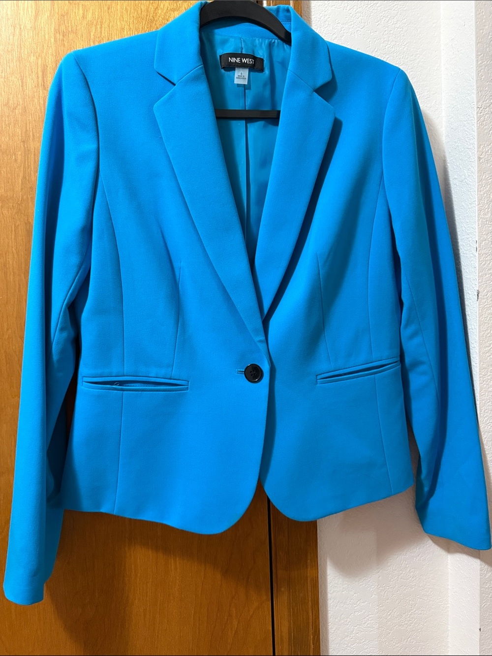 WOW POSHMARK - Authentic Nine West Turquoise Blue NWOT Blazer